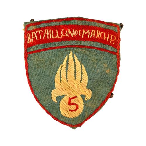insigne Bataillon de marche du 5e régiment étranger d'infanterie