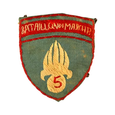 insigne Bataillon de marche du 5e régiment étranger d'infanterie