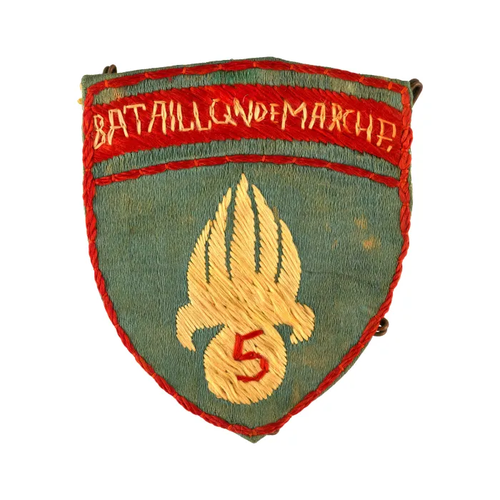 insigne Bataillon de marche du 5e régiment étranger d'infanterie