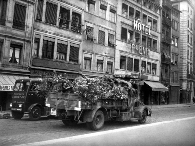 Libération de Lyon. Le départ des Allemands. 