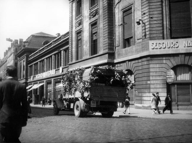 Libération de Lyon. Le départ des Allemands. 