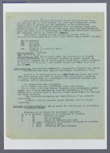 SHDGR 19P 38_Fiche historique du 5e Bataillon FTP MOI de l’Isère.