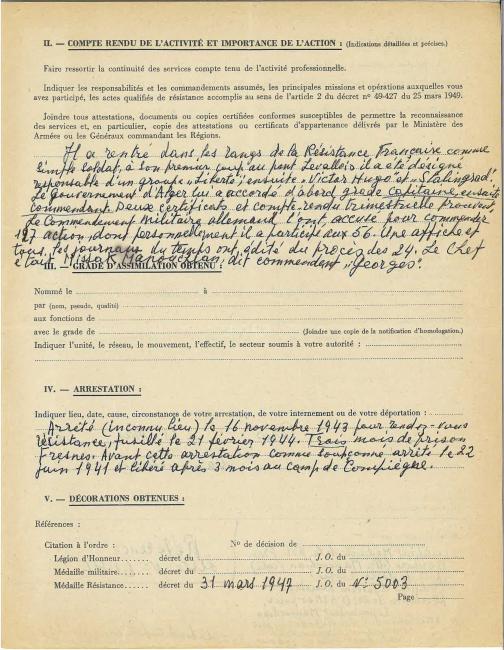 Dossier d’archives Missak Manouchian