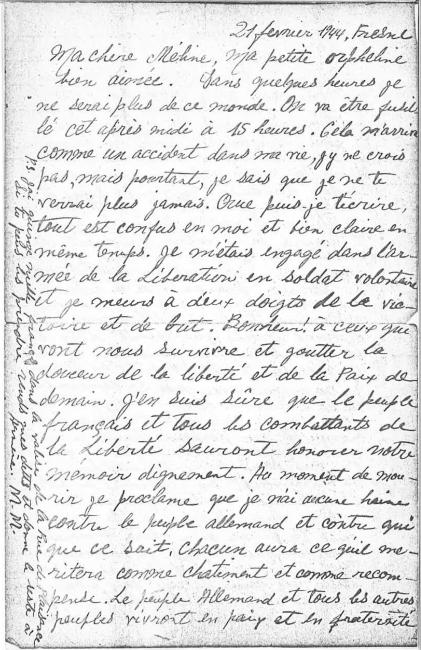 Dossier d’archives Missak Manouchian
