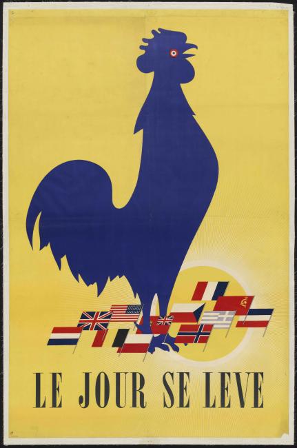 Affiche sur le recrutement dans les armées de la Libération