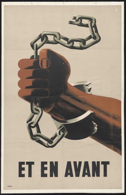 Affiche sur le recrutement dans les armées de la Libération