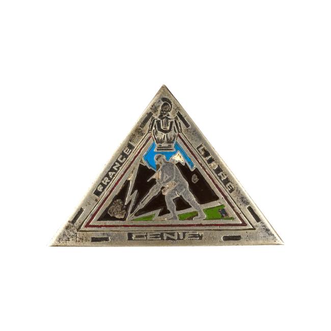 Insigne 1re compagnie du génie des forces françaises libres