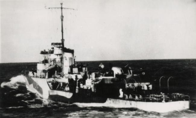 Photographie du torpilleur  La Combattante