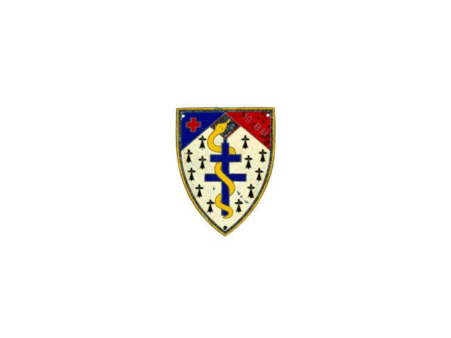 Face insigne 19e bataillon médical