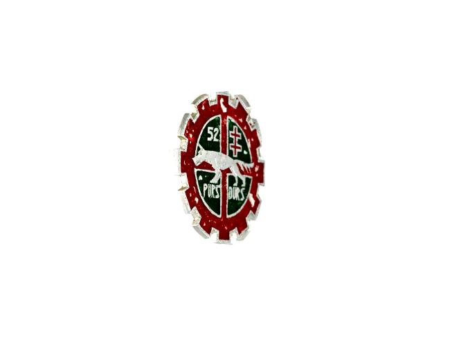 Vue profil insigne de la 52e compagnie de quartier général