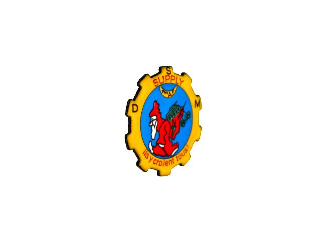 Vue profil insigne Direction du Service du matériel de la 1e armée française